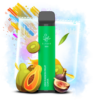 ELFB 1500 Kiwi Passion Fruit Guava (Ківі Маракуя Гуава) J4 фото