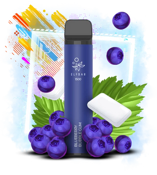 ELFB 1500 Blueberry Bubble Gum (Чорниця Жуйка) J6 фото