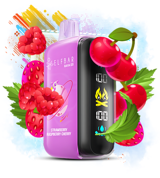ELFB RAYA D3 25000 STRAWBERRY RASPBERRY CHERRY (Полуниця Малина Вишня) F14 фото