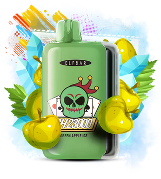 ELFB GH 23000 GREEN APPLE ICE (Зелене Яблуко Лід) G5 фото