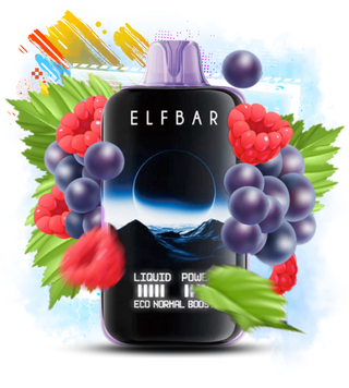 ELFB MOON NIGHT 40000 GRAPE RASPBERRY (Виноград Малина) C4 фото
